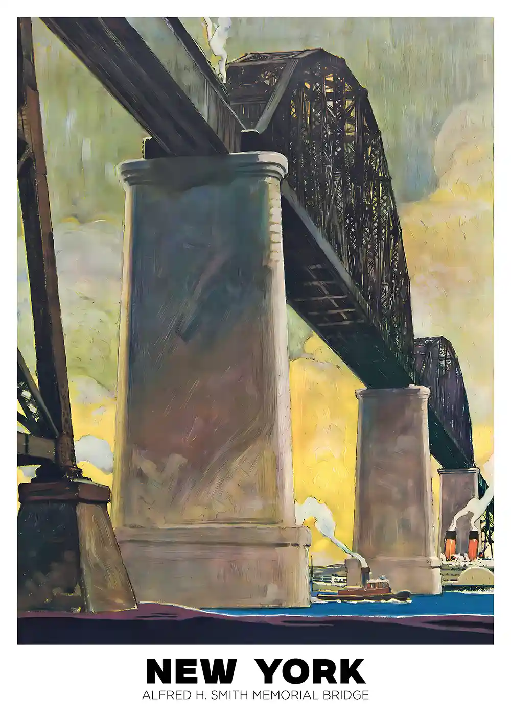 Memorial bridge Poster Memorial bridge Poster