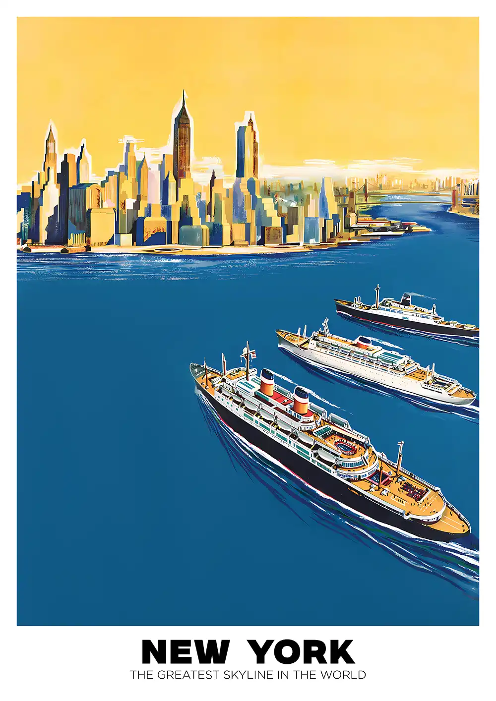 New York Skyline Poster