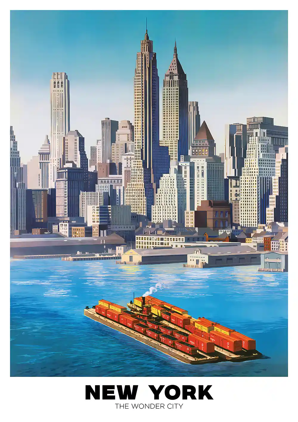 Retro New York Poster