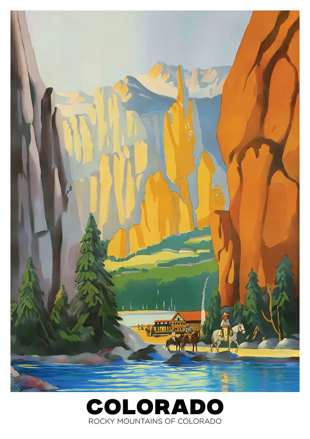 Rocky Mountains Poster