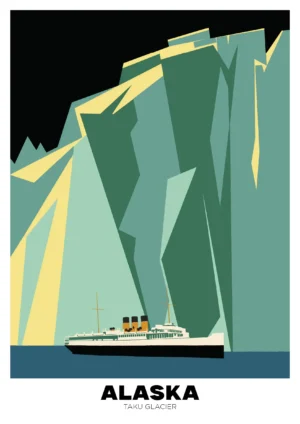 Taku Glacier Poster