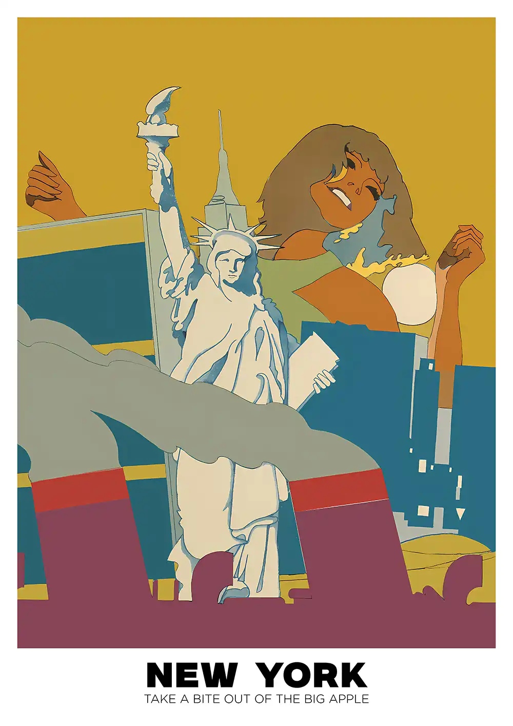 The Big Apple Poster The Big Apple Poster