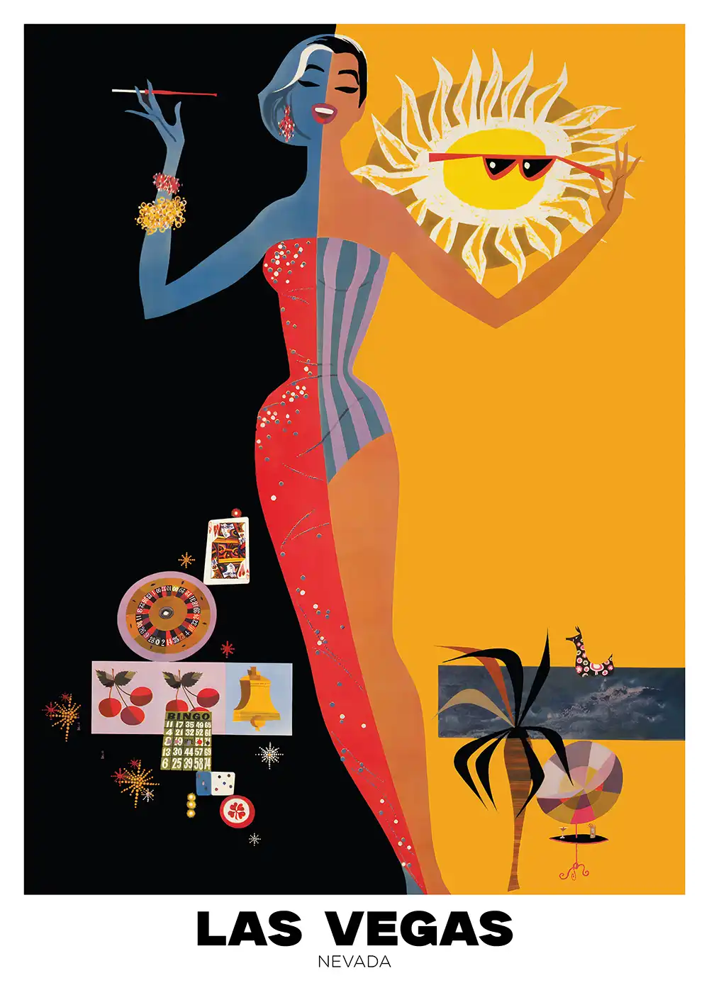 Vintage Las Vegas poster