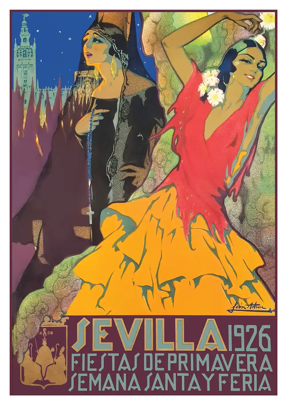 Feria de Abril 1926 Sevilla Poster