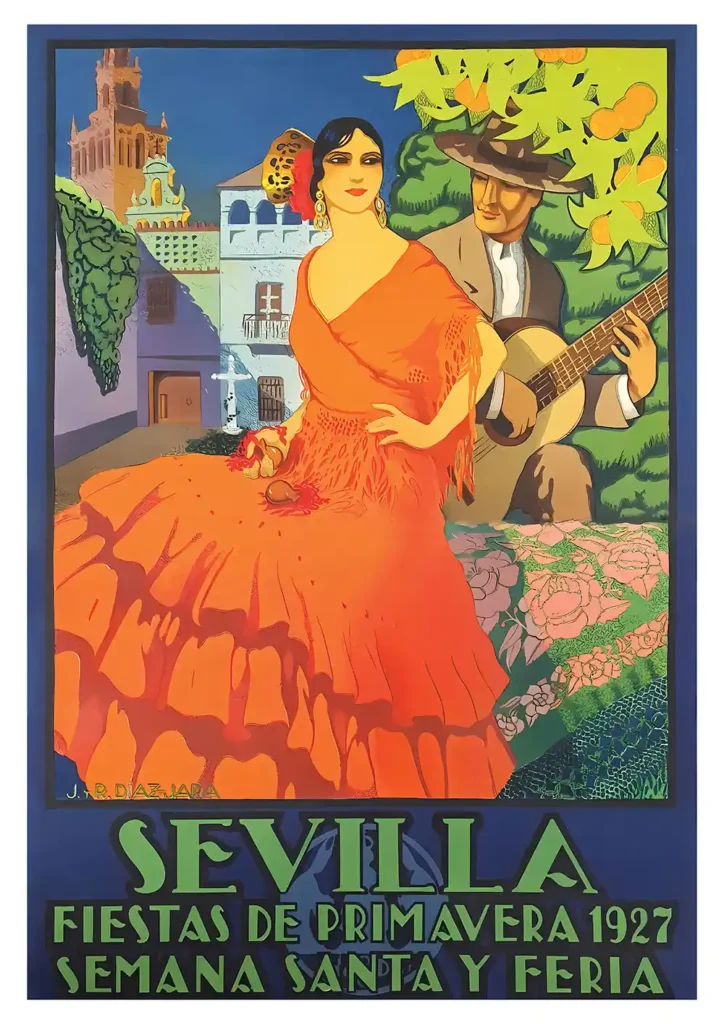 Feria de Abril 1927 Sevilla Poster