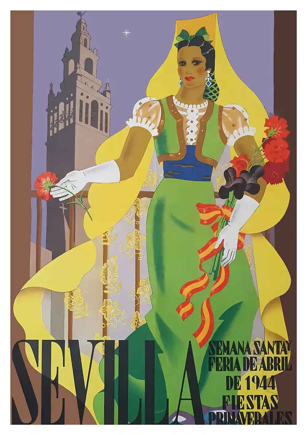 Feria de Abril 1944 Sevilla Poster Feria de Abril 1944 Sevilla Poster