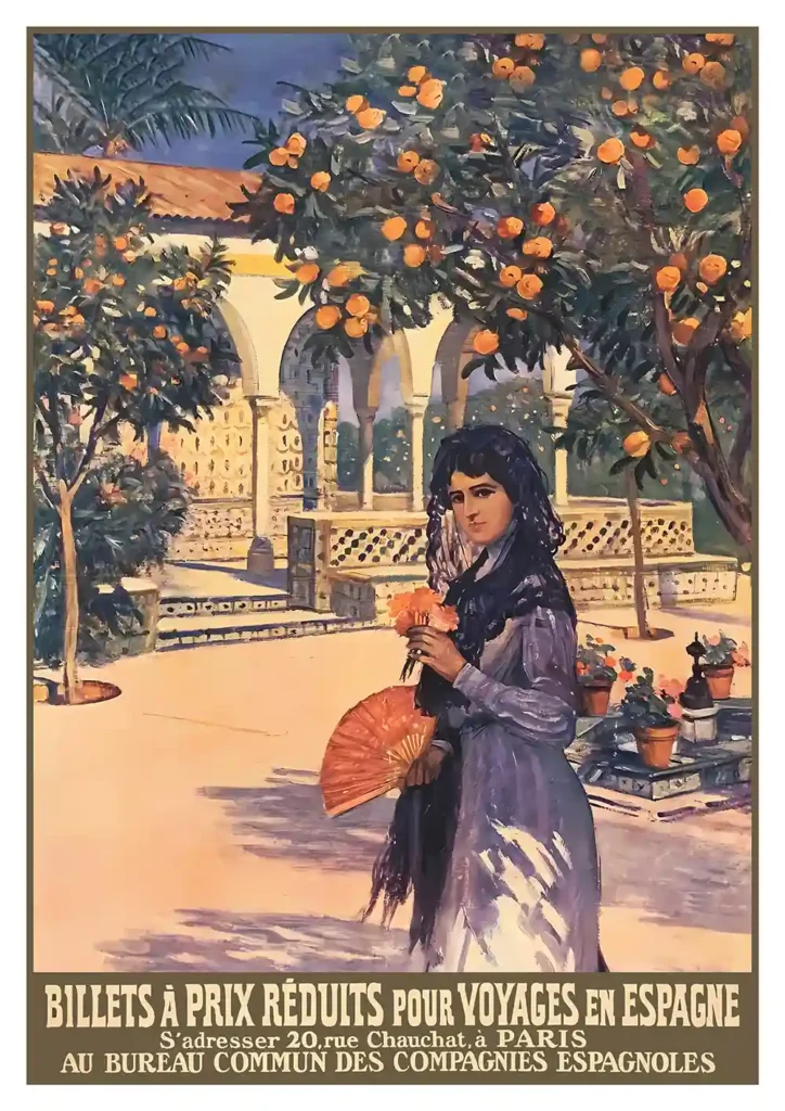 Vintage Sevilla poster