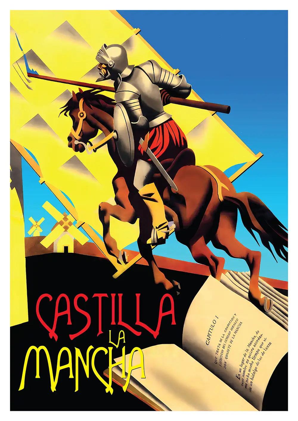 castilla la mancha poster castilla la mancha poster