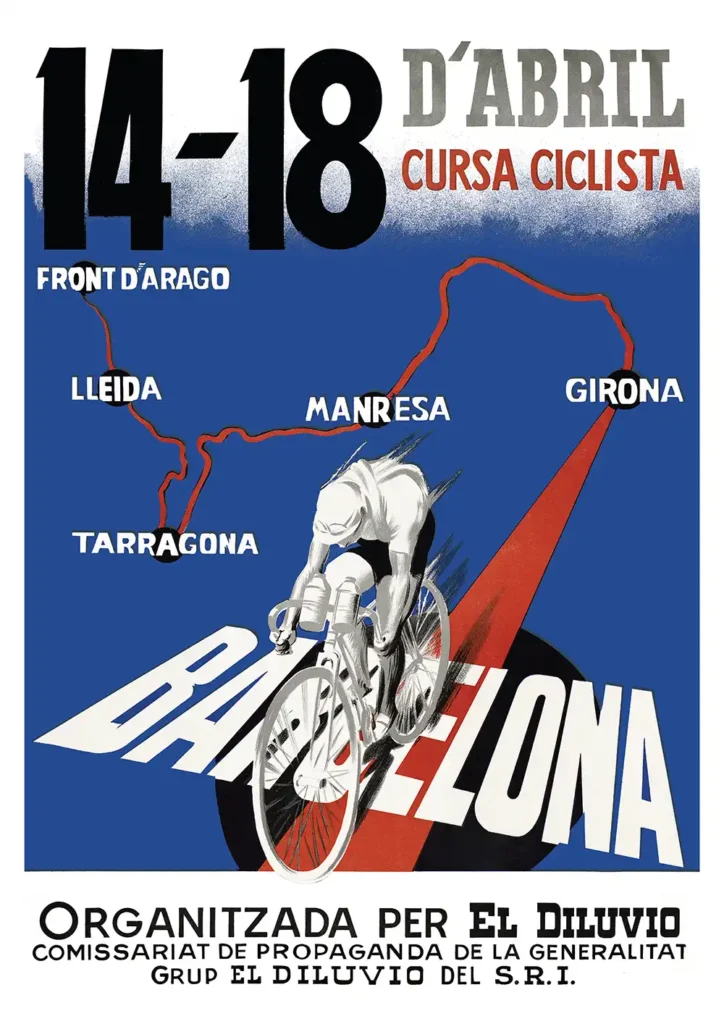 cursa ciclista poster