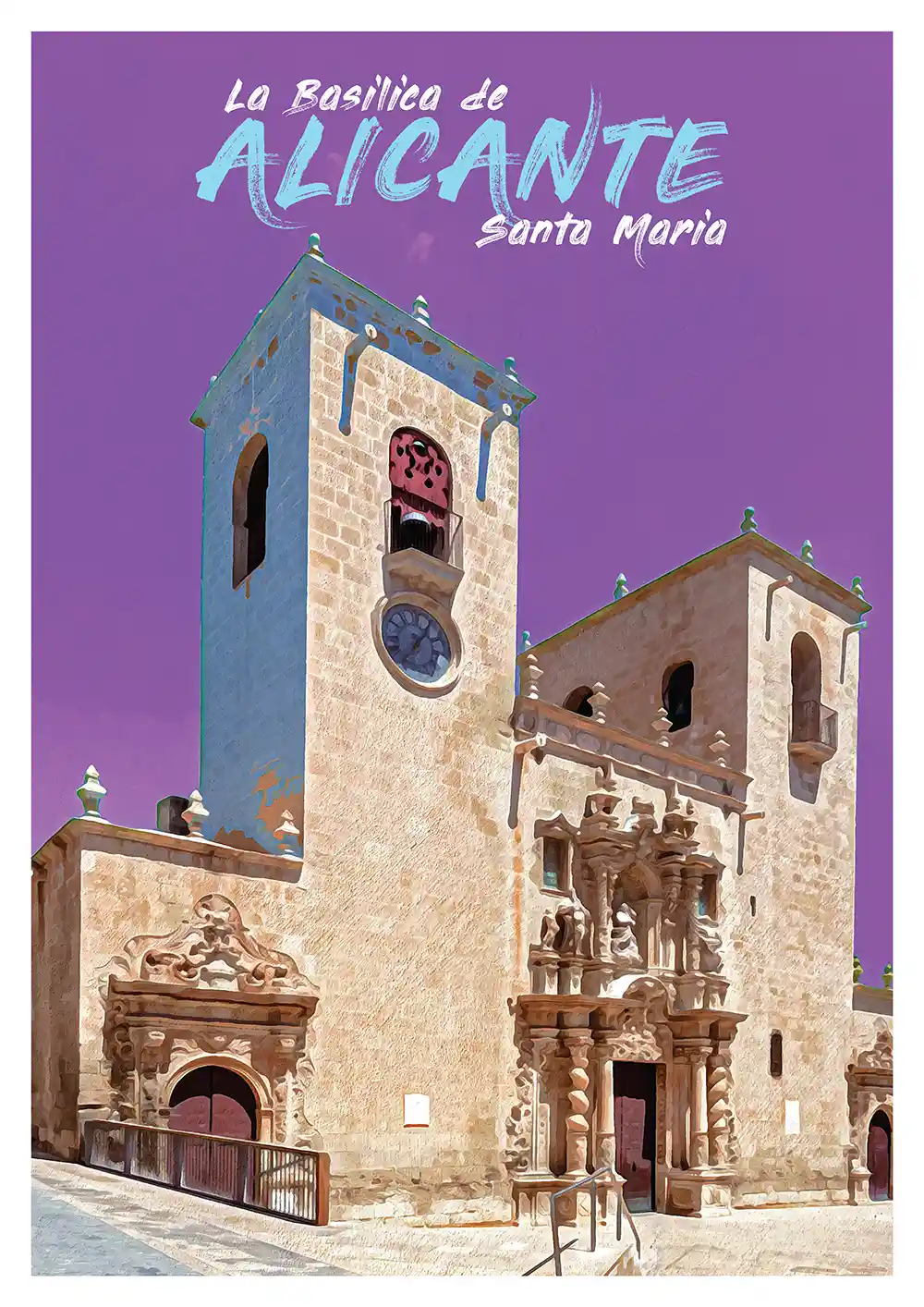 Alicante Basilica poster Alicante Basilica poster