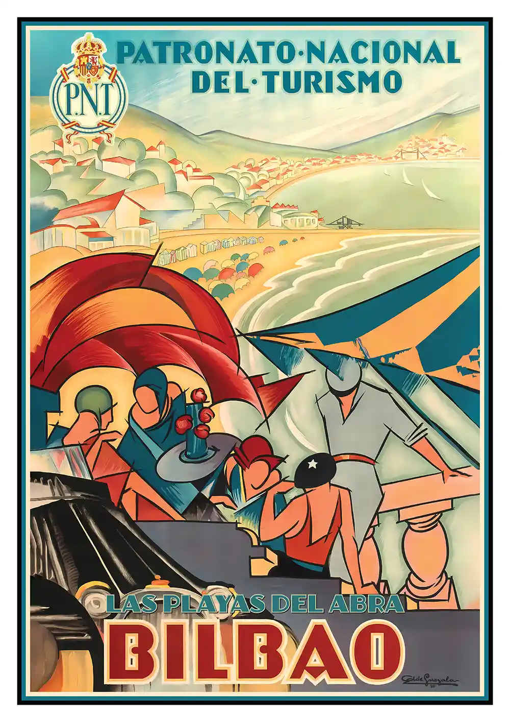 Bilbao Playas Poster Bilbao Playas Poster
