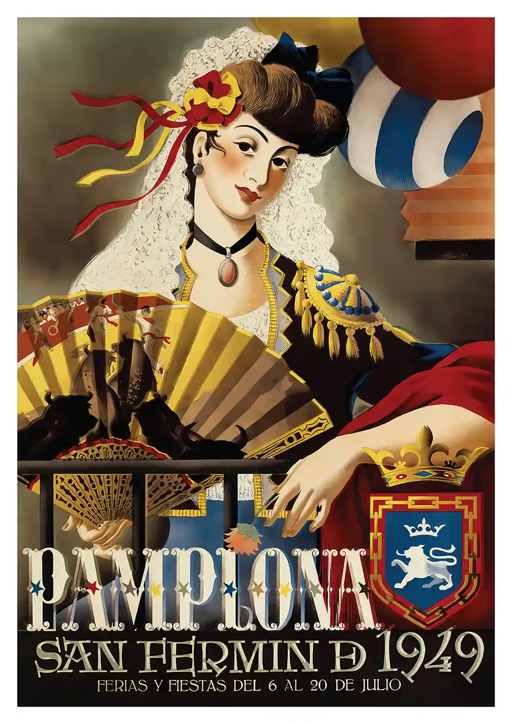 Pamplona 1949 Poster Pamplona 1949 Poster