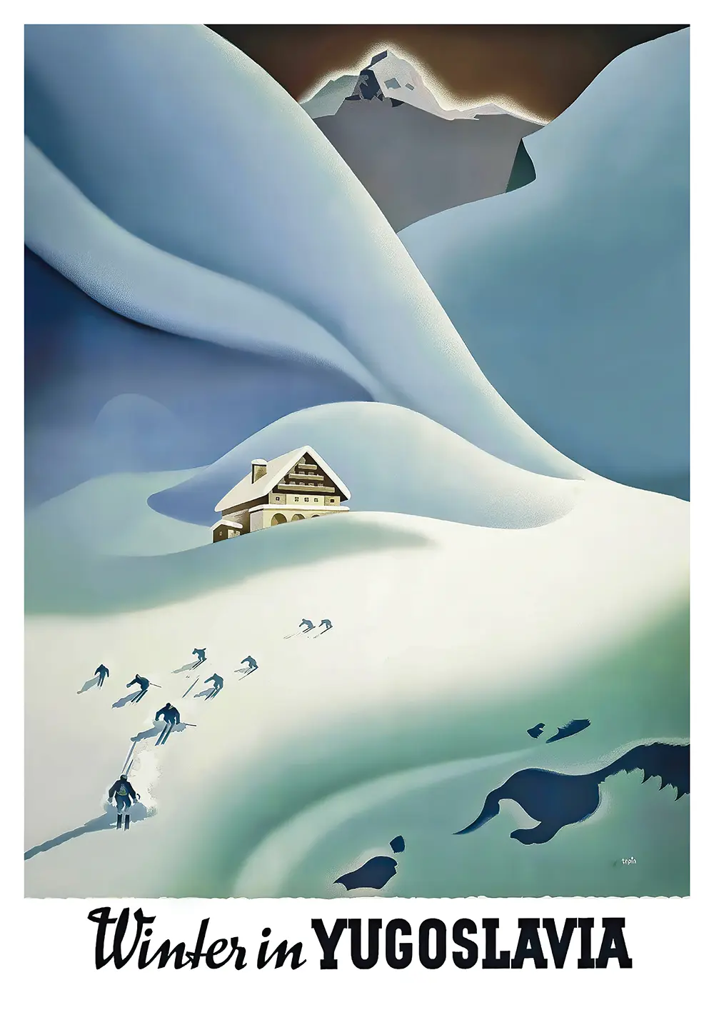 Winter in Yugoslavia poster Winter in Yugoslavia poster