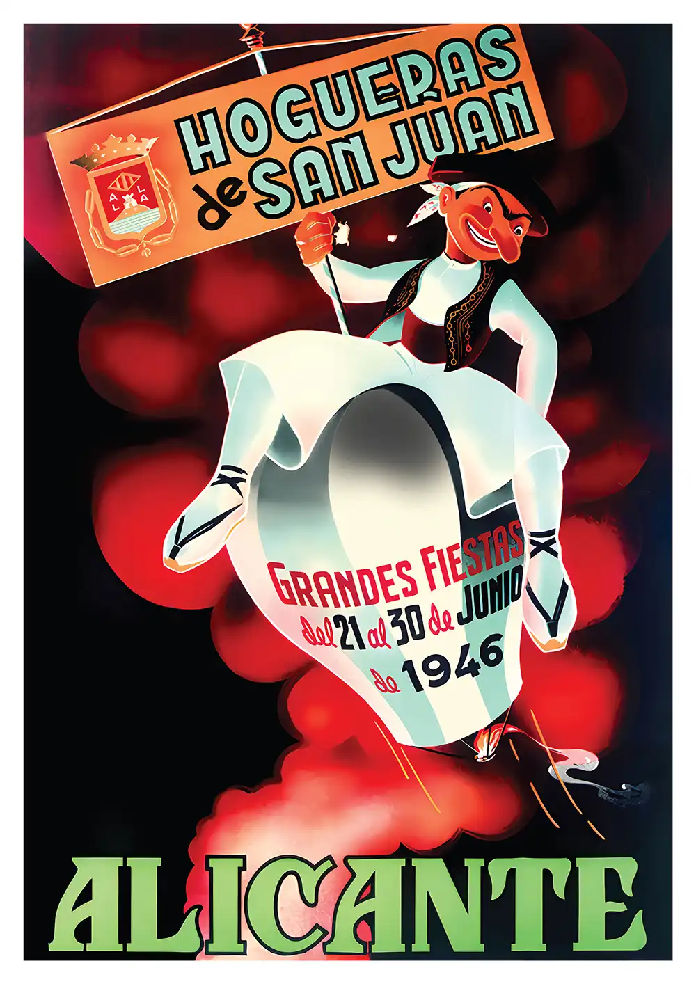 hogueras 1946 poster