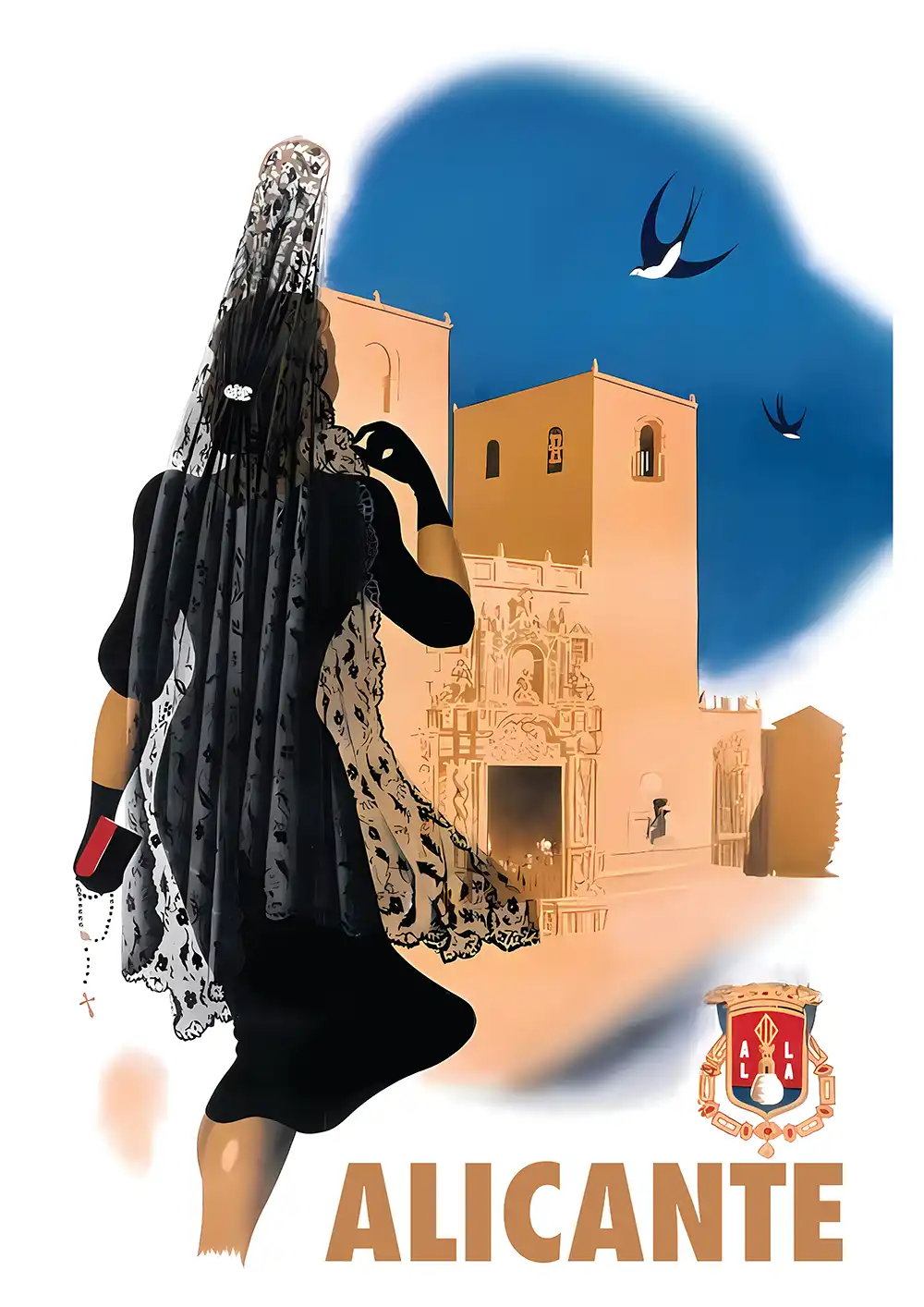 vintage alicante poster