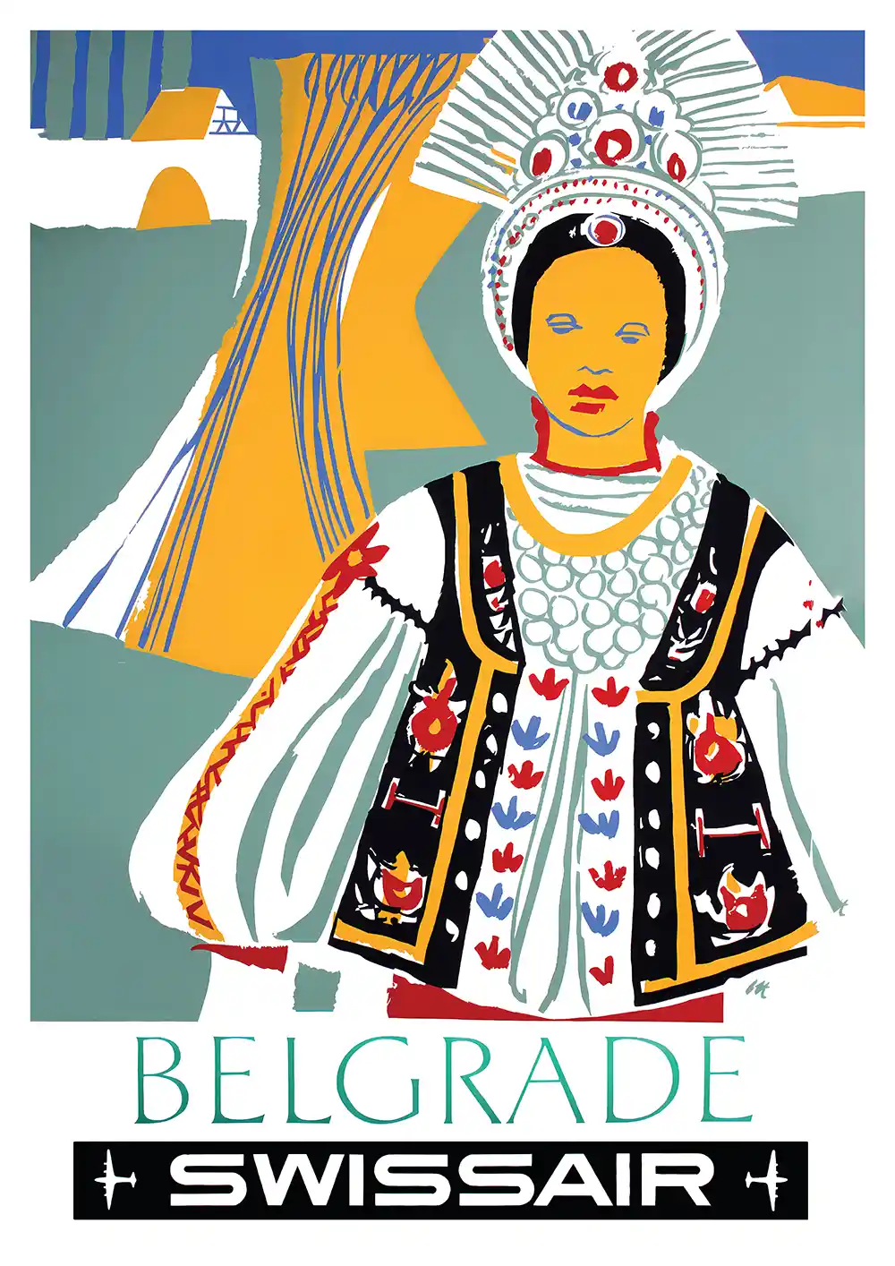 vintage belgrade poster vintage belgrade poster