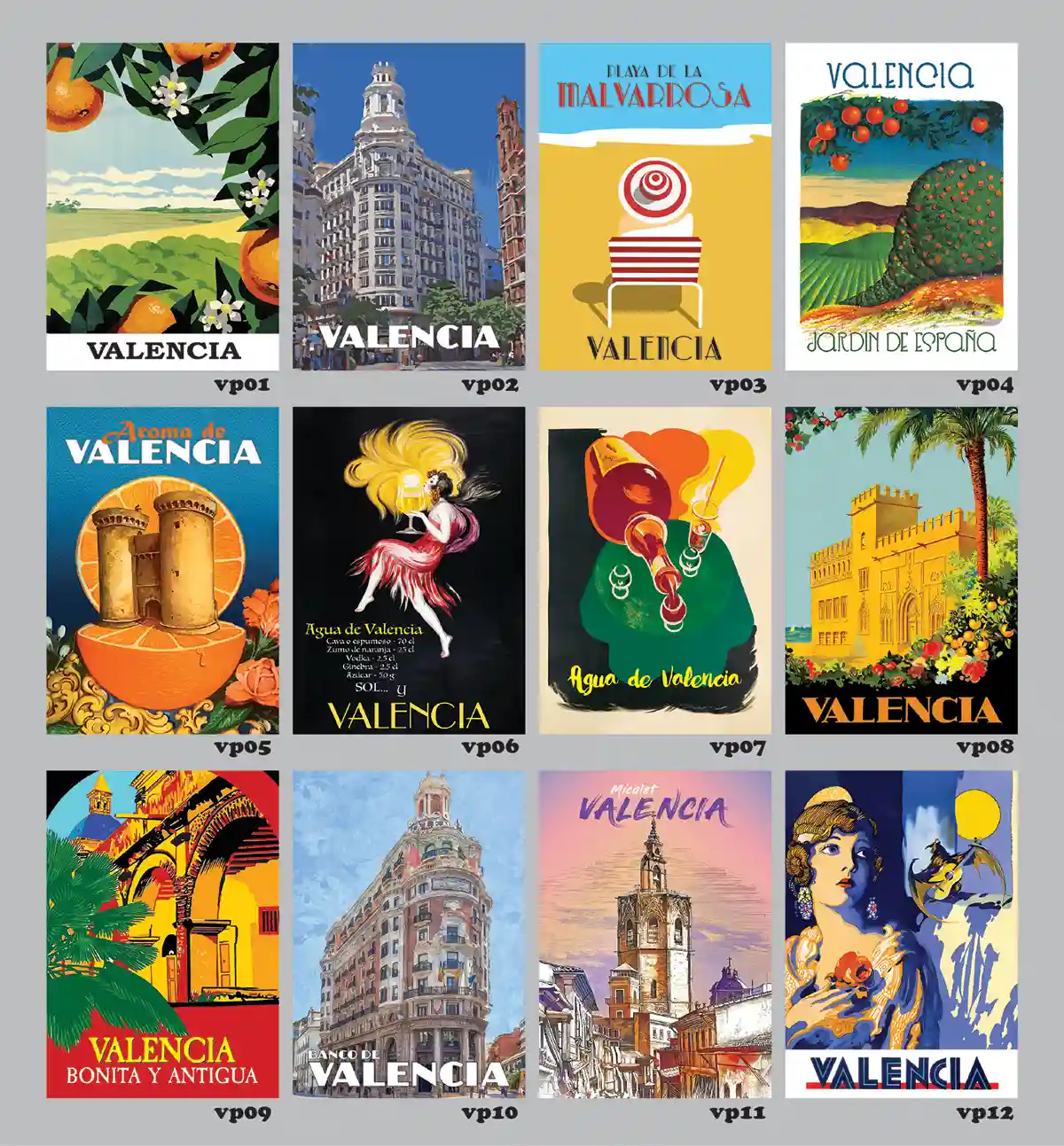 Souvenirs Valencia postales 12