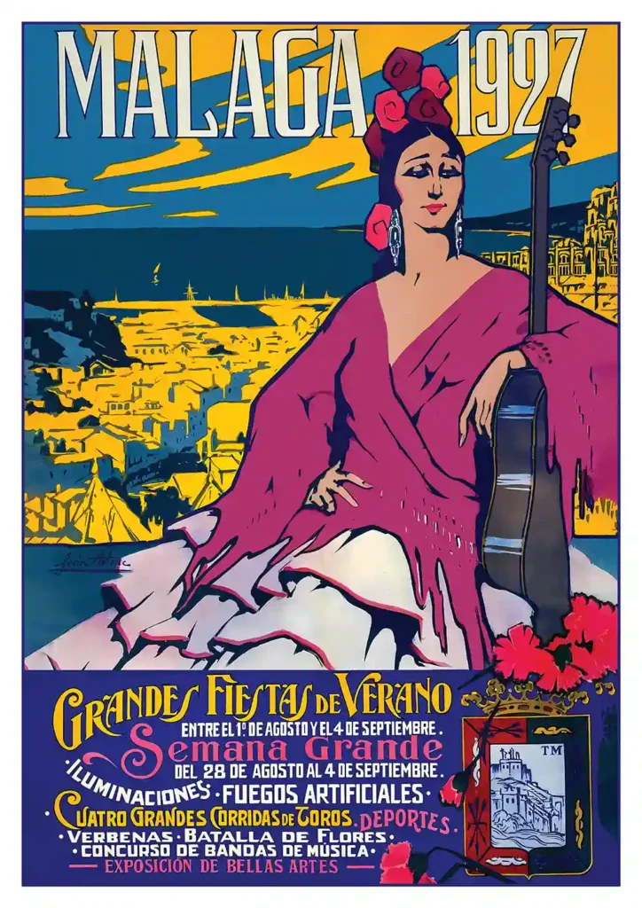 Malaga 1927 poster