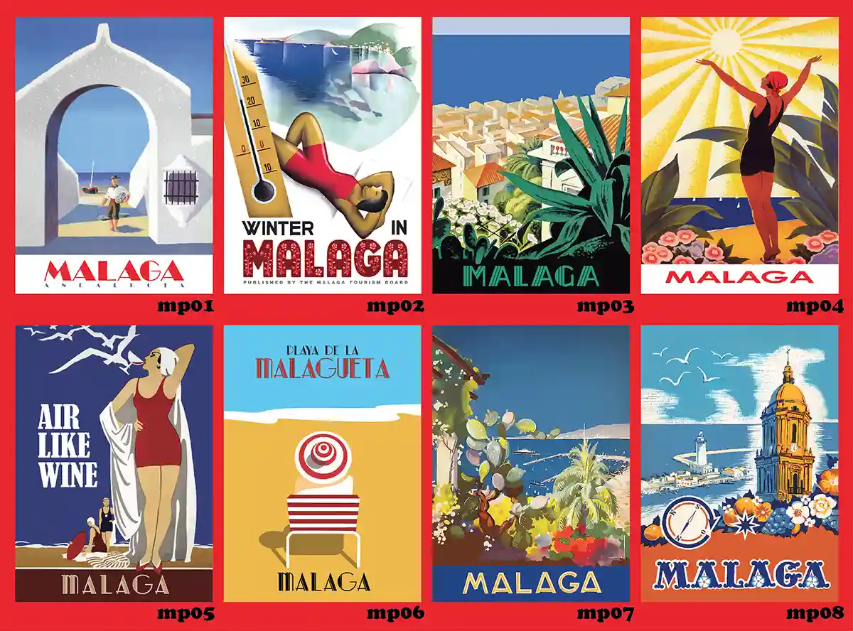 postales Malaga 8