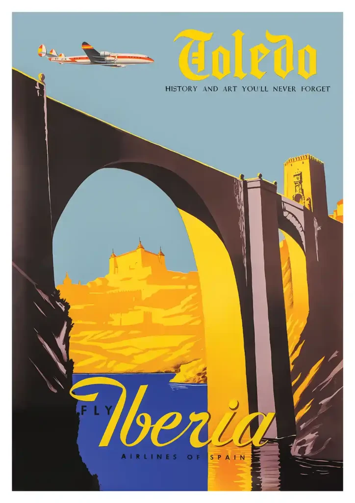 Retro Toledo Poster