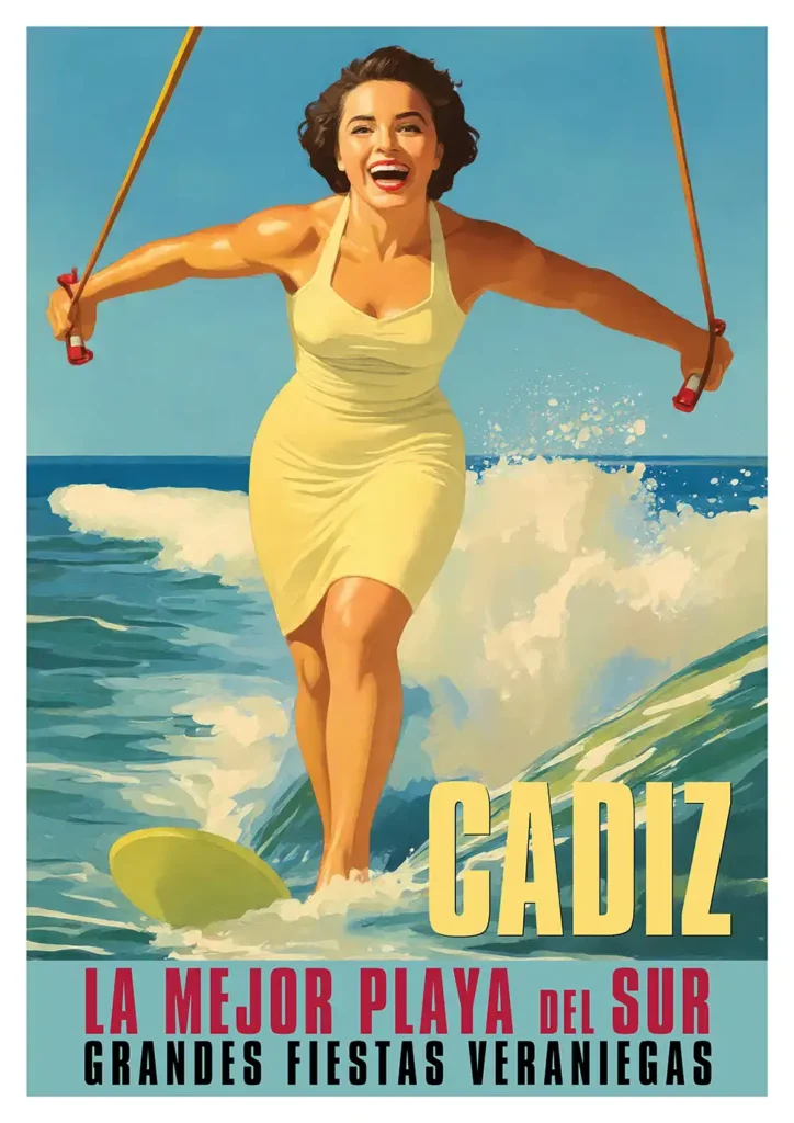Cadiz Ski Poster