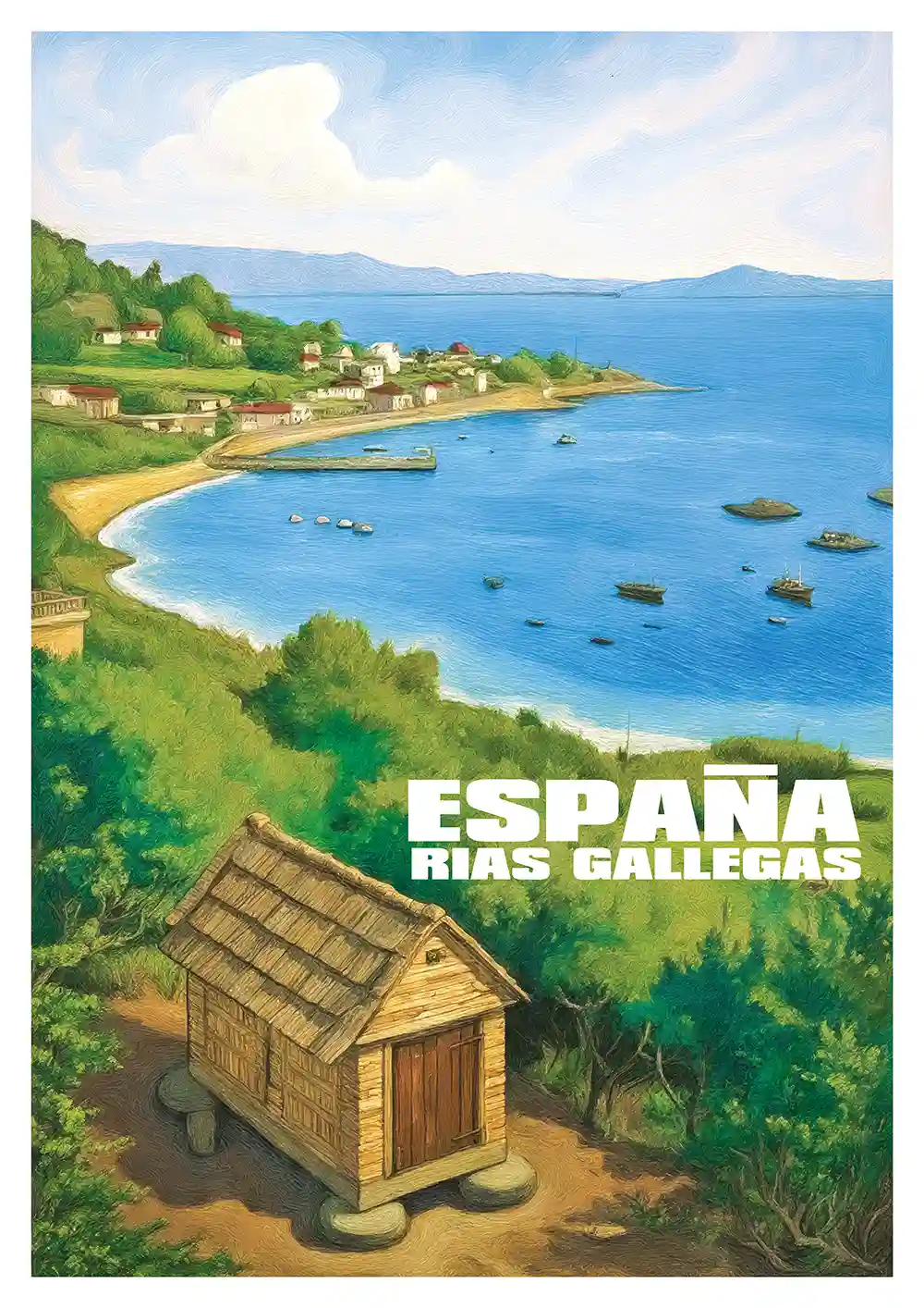 7043.Cartel Rias Gallegas product Cartel Rias Gallegas poster