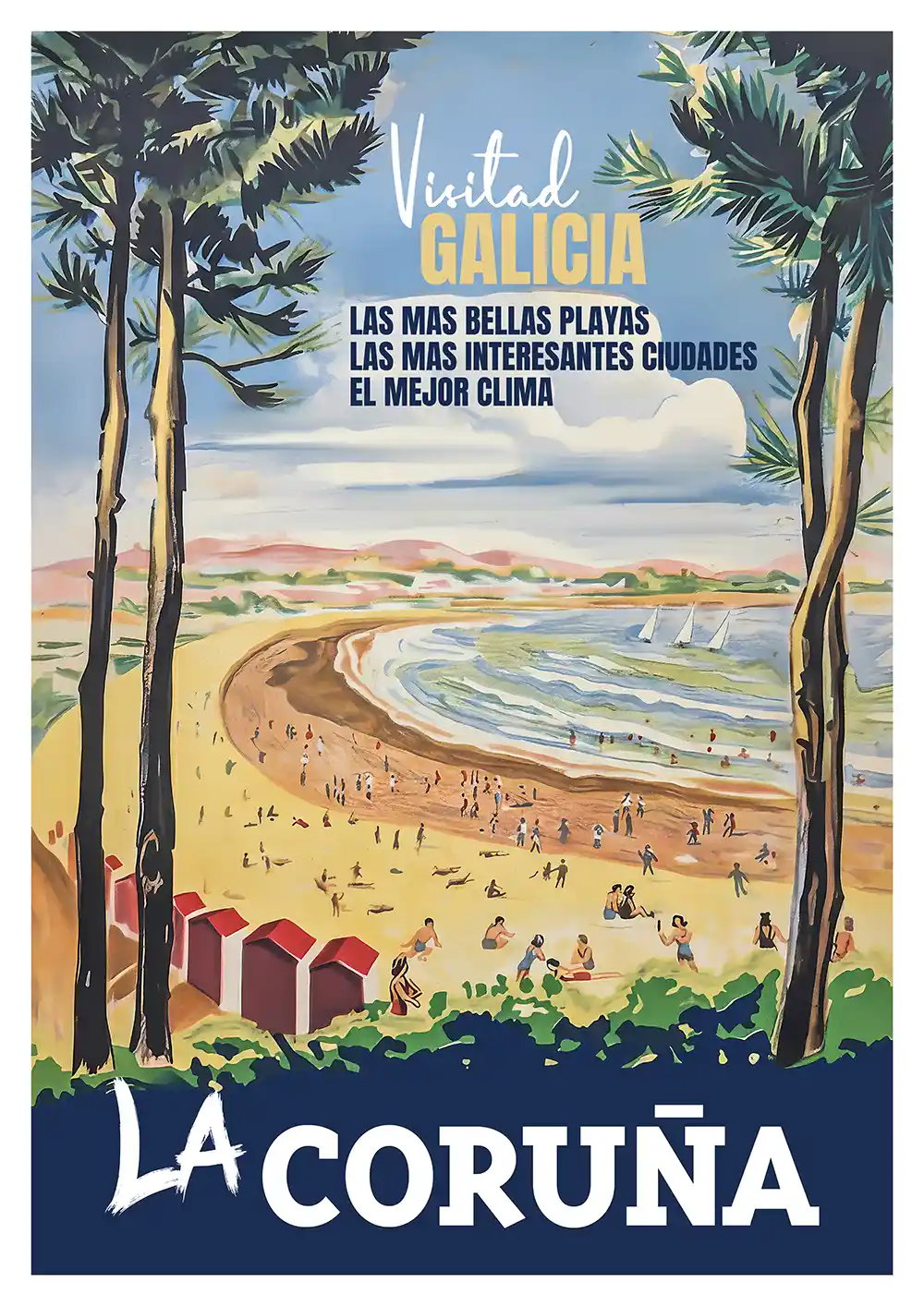 7054.La Coruna poster product La Coruña poster