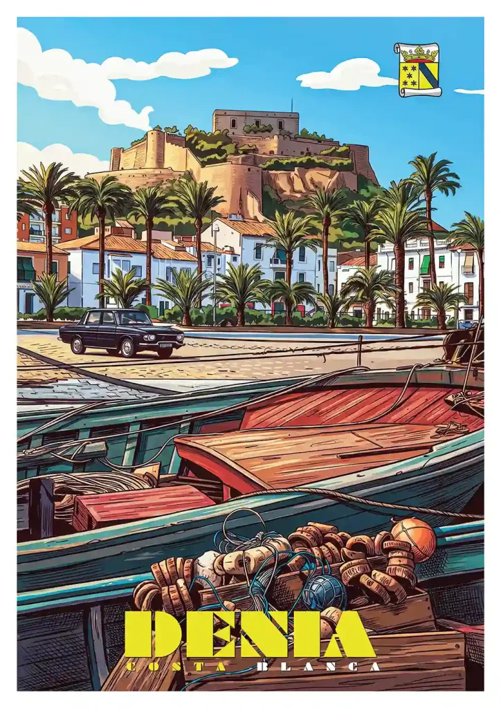 Retro Denia Poster