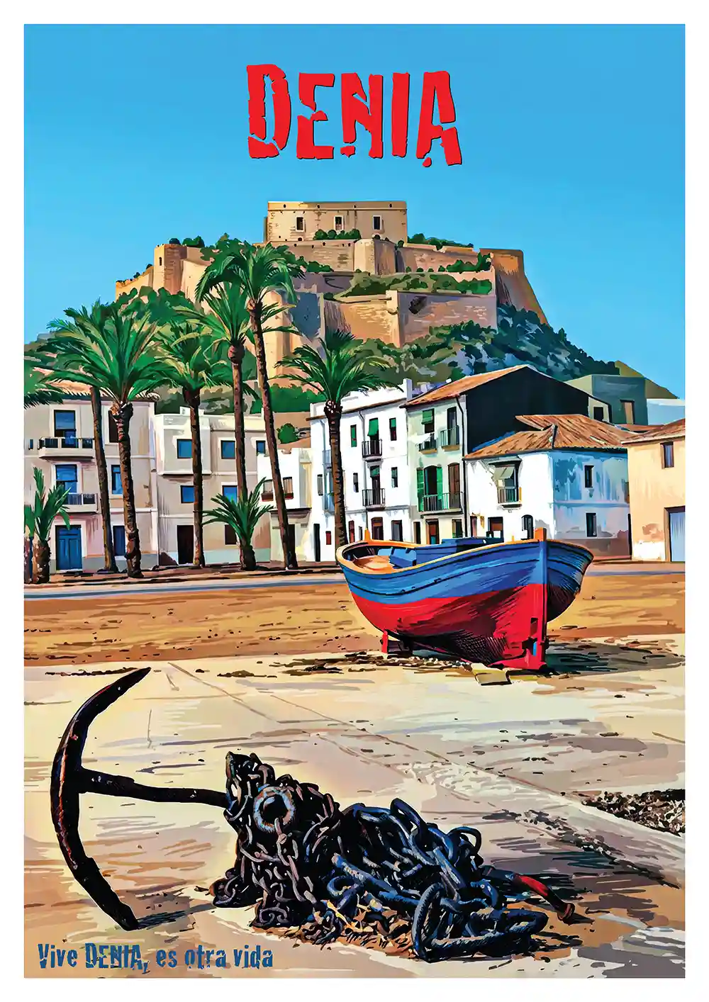 6114.Classic Denia poster A1 Classic Denia poster
