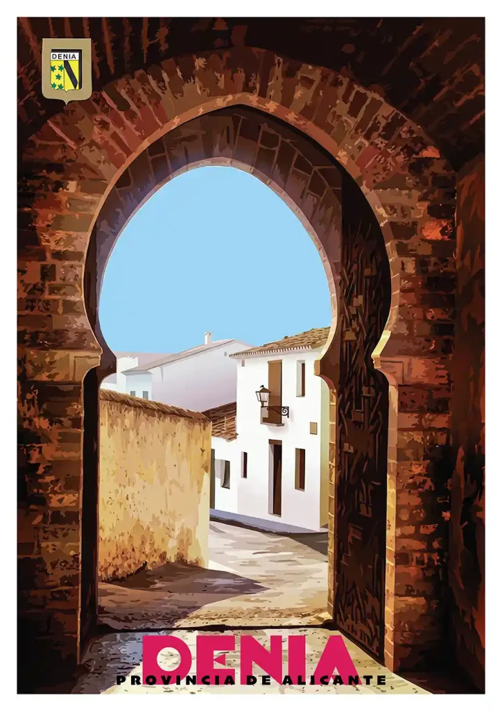 Vintage Denia Poster