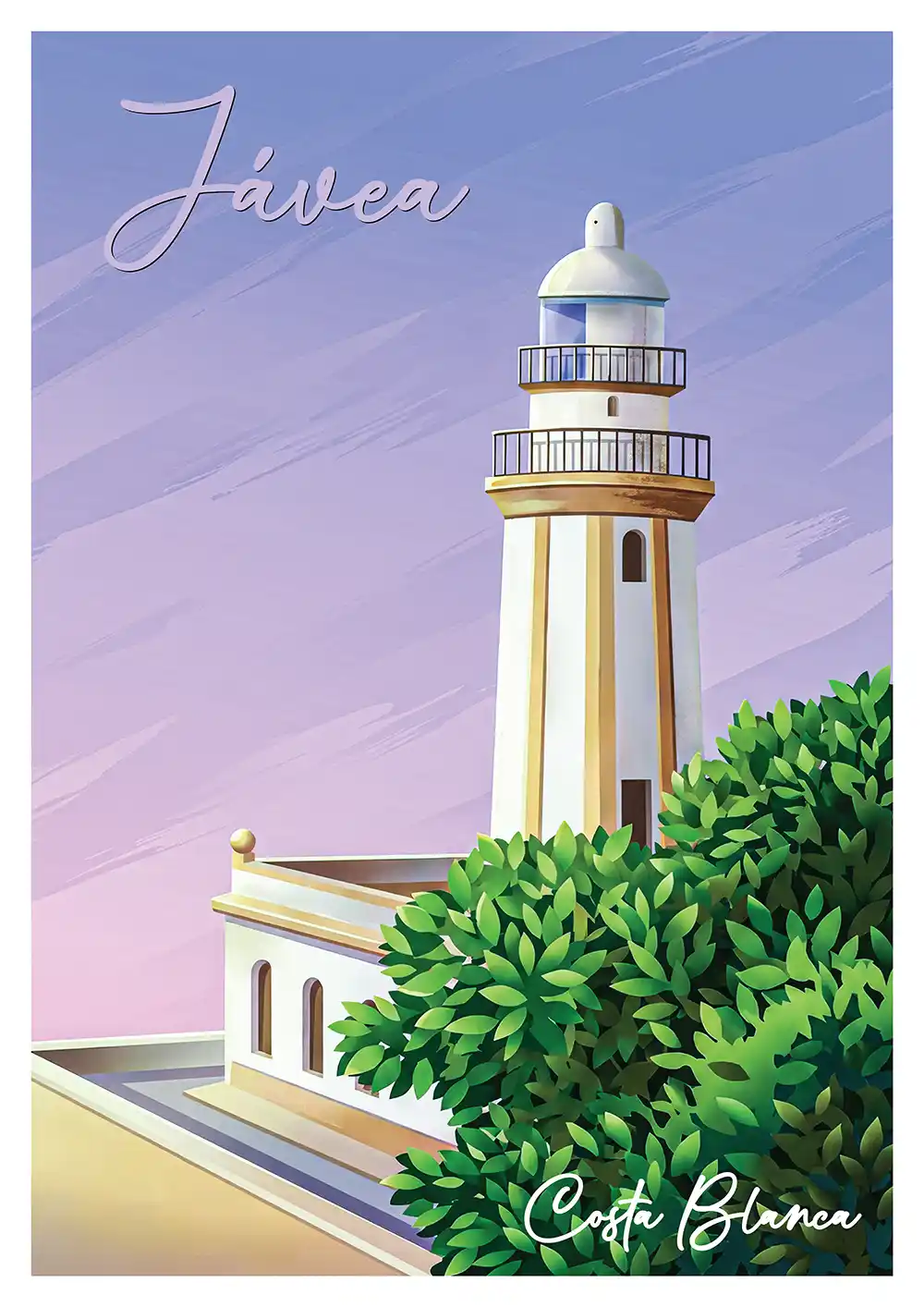 6117.Retro Javea poster Retro Javea poster