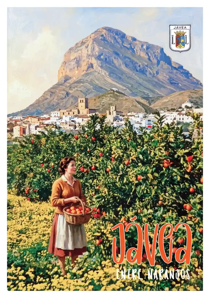 Vintage Javea poster