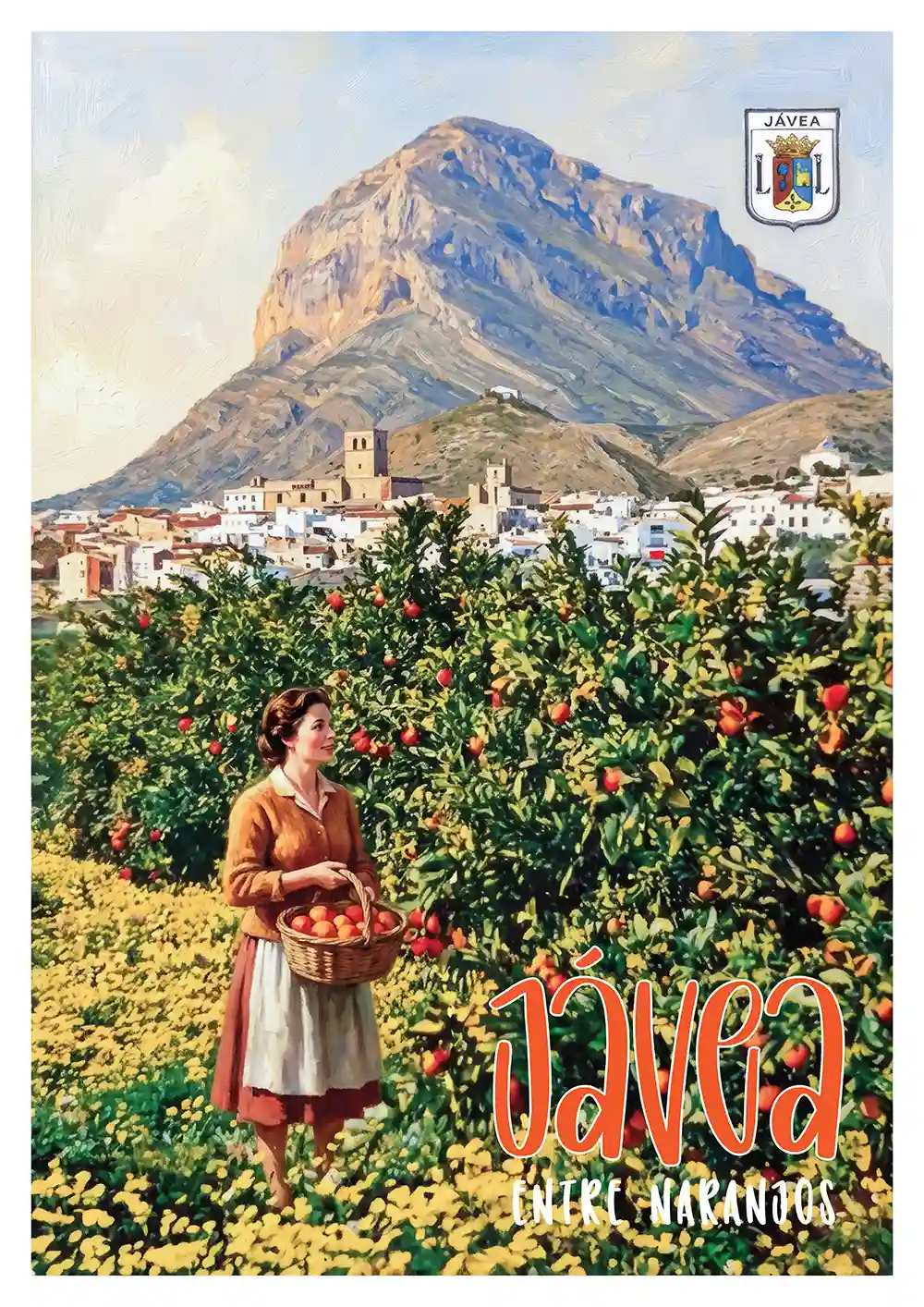 6119.Vintage Javea poster Vintage Javea poster