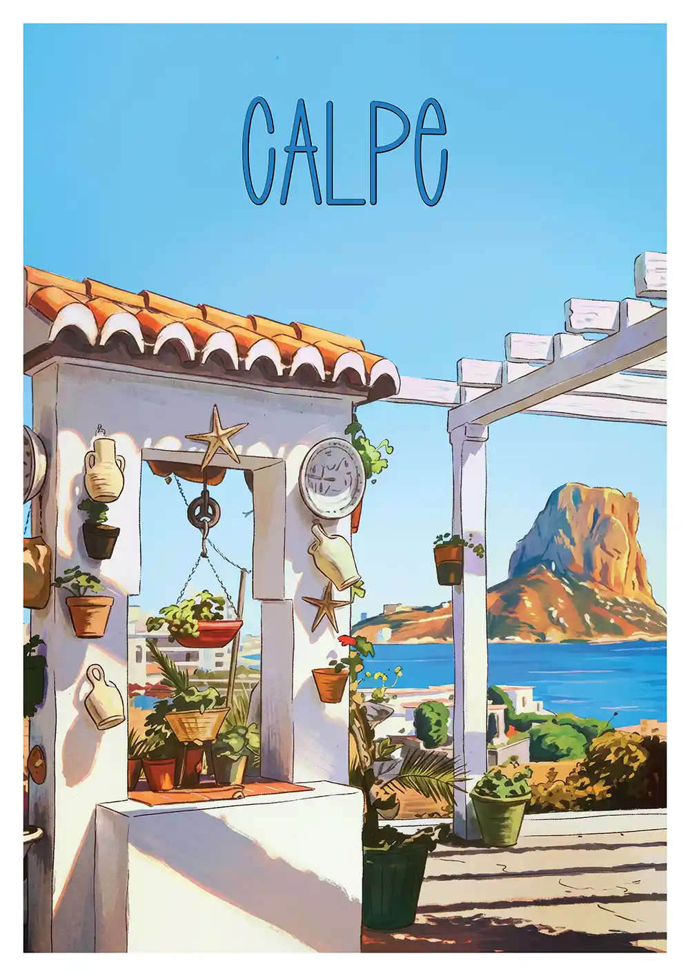 6124.Vista Calpe poster Vista Calpe poster