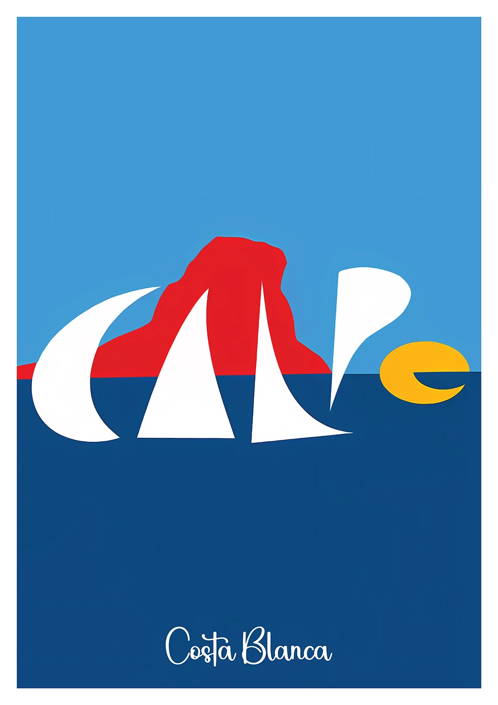 6125.Classic Calpe Poster Classic Calpe Poster