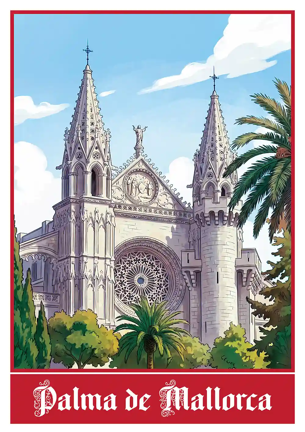 Iconic Mallorca poster