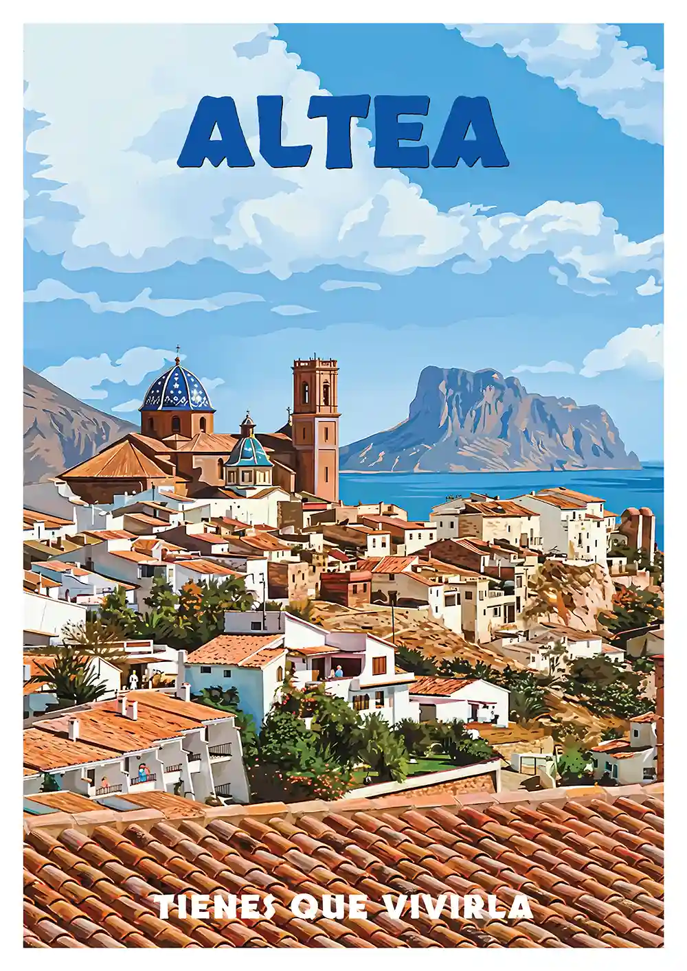 6127.Retro Altea Poster