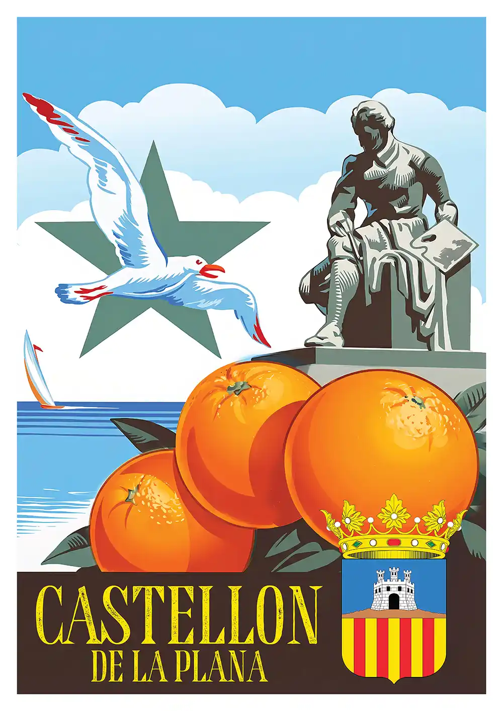 Vintage Castellon Poster