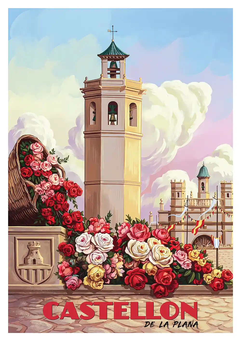 Retro Castellon Poster