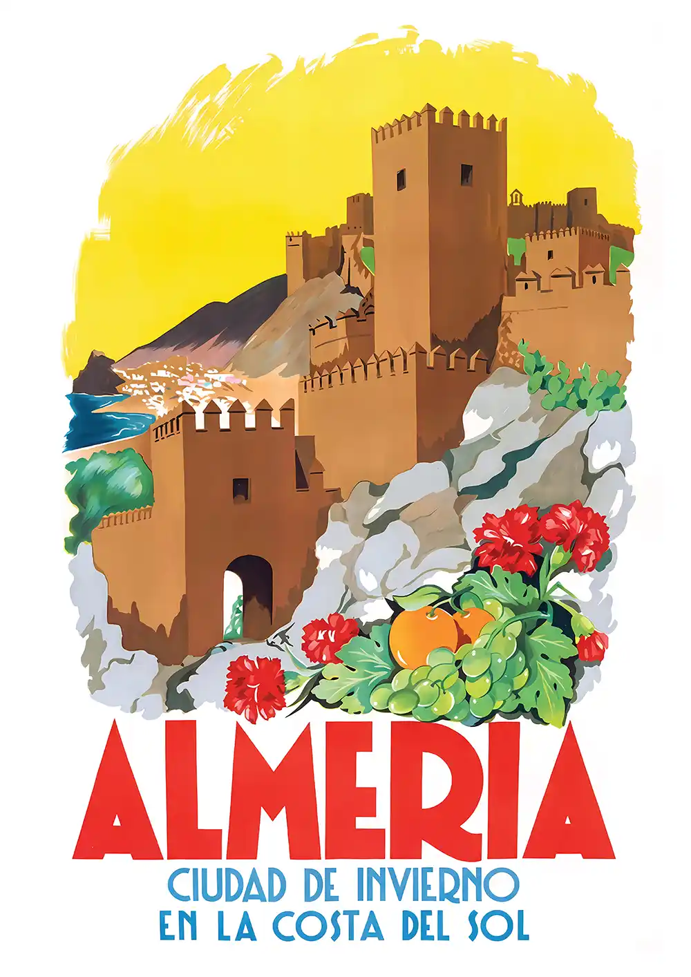 Classic Almeria Poster