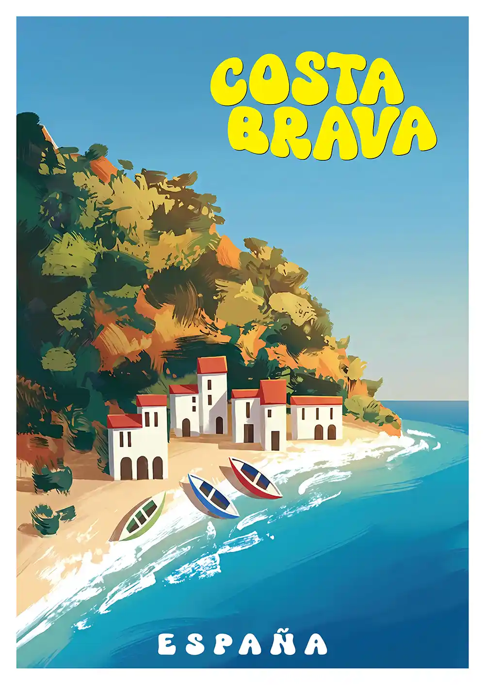 Vintage Costa Brava Poster