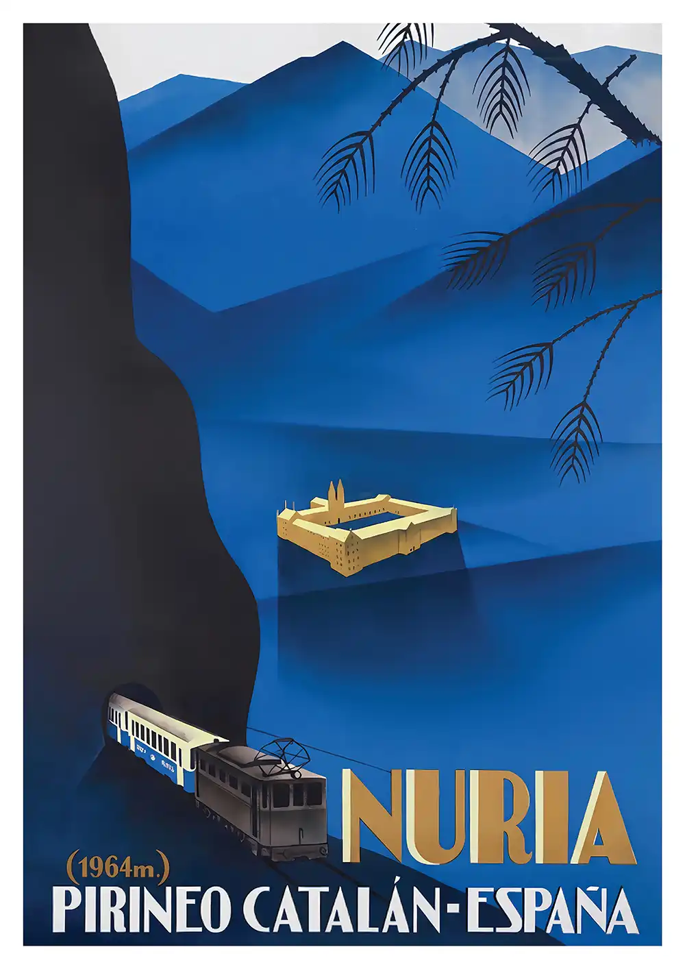 Retro Nuria Poster