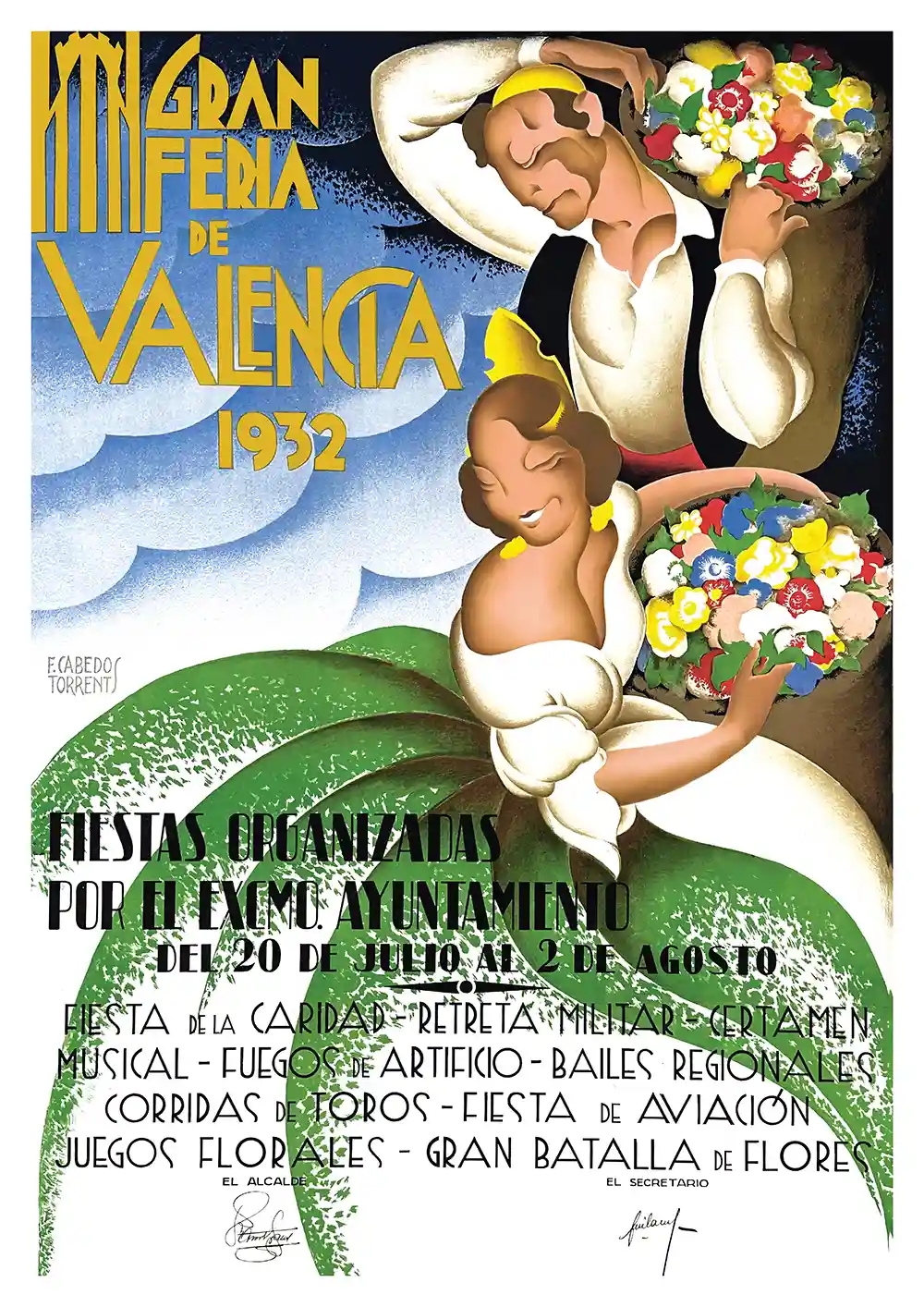 Feria de julio 1932 poster