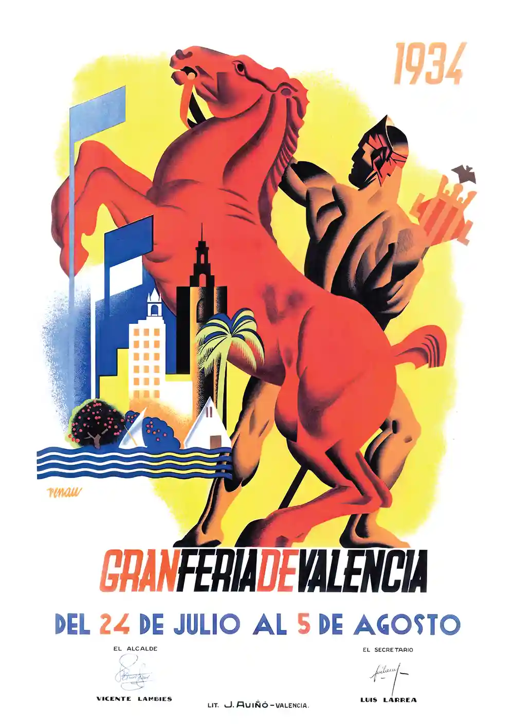 Feria de julio 1934 poster