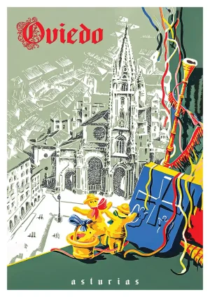 Cartel Vintage Oviedo